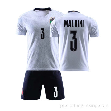 Conjunto de camisa de futebol de homem de futebol da Itália